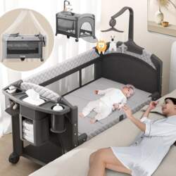 4-in-1 Baby Cot, Travel Cot, Height
