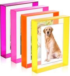 4 Pack Clear Wall Mounted Tabletop