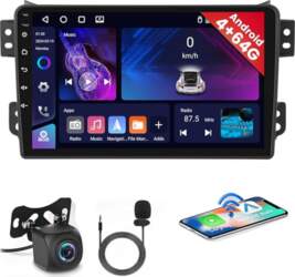 [4+64GB] Hikity 2 DIN Android auto