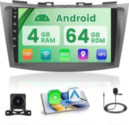 [4+64GB] Hikity 2 DIN Android auto