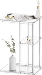 Acrylic Side Table C-Shaped Side Table