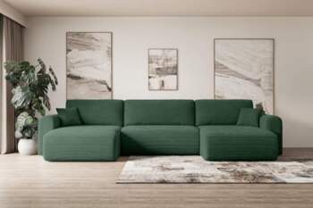 ALTDECOR ORRO-U Corner Sofa with Sleep