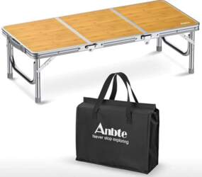 Anbte Camping Table Folding Table 87