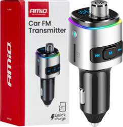 Auto fm raidītājs 2×usb-a microsd 12v