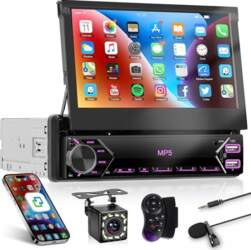 Autoradio 1 DIN ar iOS/Android Mirror
