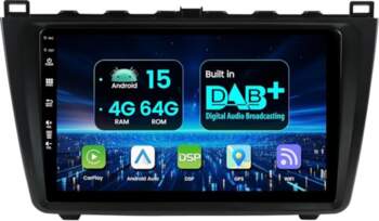 Autoradio Android 15 priekš Mazda 6