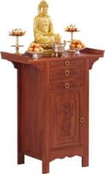 Buddhist Altar Table with Storage Space