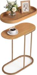 C-Shaped Side Table for Couch, 2
