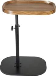 C-Shaped Side Table for Couch Sofa