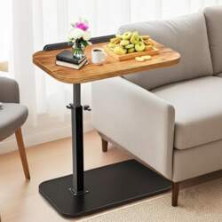 C Table Side Table Height Adjustable