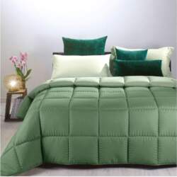 Caleffi Modern Quilt Double Plain Microfibre
