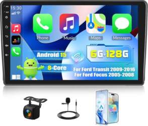 CAMECHO 6+128G Android 15 automašīnas radio