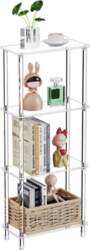 Clear Acrylic Narrow Side Table for