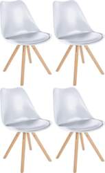 CLP Set of 4 Sofia Plastic