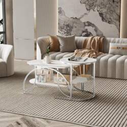Coffee Tables Set of 2, High