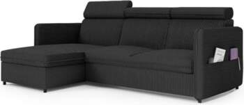 Corner Sofa with Sleep Function and