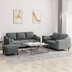 Dark Grey 2/3 Seater Sofa with