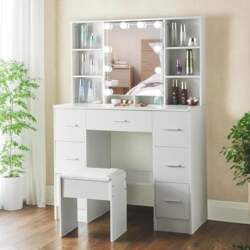 Dressing Table with Mirror, Dressing Table
