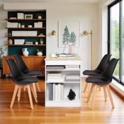 EGGREE Dining Table with 4 Chairs