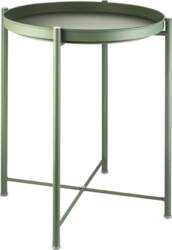 EKNITEY Side Table Folding Metal Side