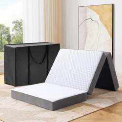 Foldable Folding Mattress, Tri-fold Memory Foam