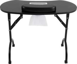 Foldable Manicure Table with Suction, Nail