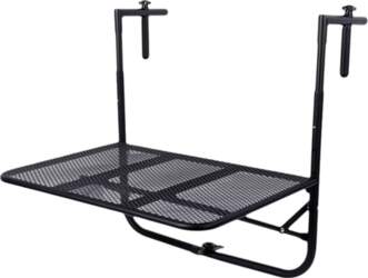 Foldable Metal Balcony Table, Compact Hanging