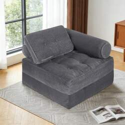 Foldable Sofa Bed, 4-in-1 Folding Sofa