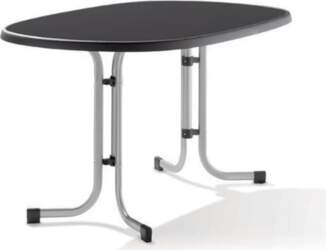 Folding boulevard table Sieger with Mecalit-PRO