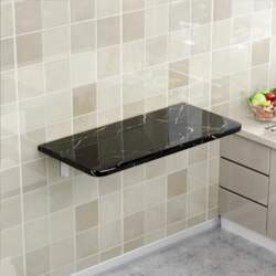 Folding Table Space Saving Black Floating