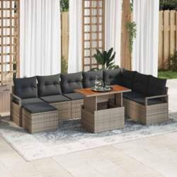 Garten Ecksofa Set mit Tisch aus