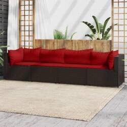 Garten-Ecksofas PE-Rattan und Gartenmöbel Ecksofas als