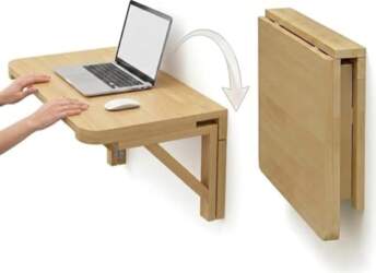 Generisch Solid Wood Folding Table Wall