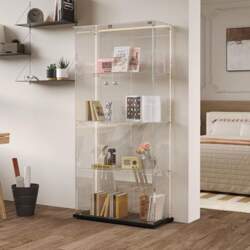 Glass Display Case with LED Lighting