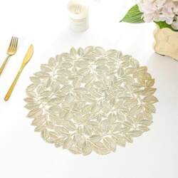 Gold Placemats, Set of 10 Pattern