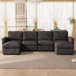Guyii Modular Sofa in Dark Grey