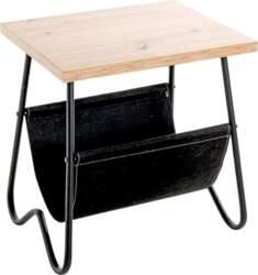 HAKU Side Table Oak Light Black