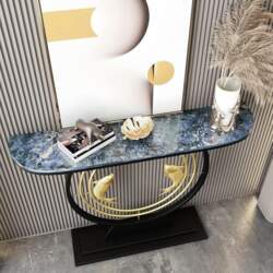 Half Moon Console Table Made of