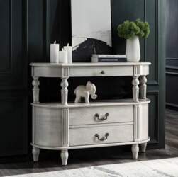Half Moon Retro Console Table, 90