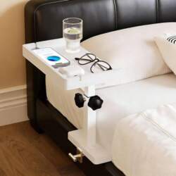 Hanging Bed Shelf, Foldable Bedside Table