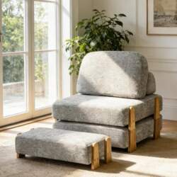 Hellove 3-in-1 Sleeping Chair with Bed