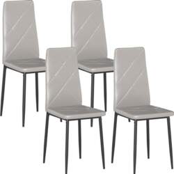 HOMCOM 4 Pack Dining Chairs Modern
