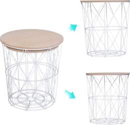 HOMCOM Coffee Table with Removable Lid
