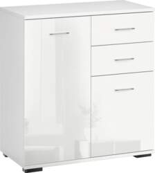 HOMCOM Modern High Gloss Side Table