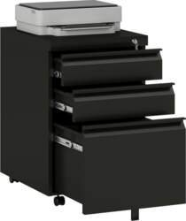 HOMCOM Rolling Container with 3 Drawers