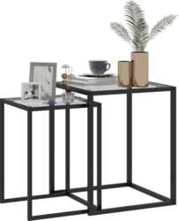 HOMCOM Set of 2 Side Tables