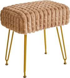 IBUYKE Makeup Vanity Chair, Rectangular Footrest