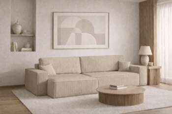 Kaiser Möbel - Corner Sofa with