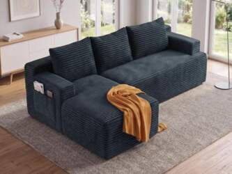 LANOX Corner Sofa with Sleep Function