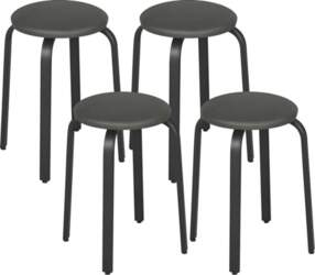 Lestarain Set of 4 Stackable Stools